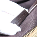 CELINE C Macadam Canvas Shoulder Bag Beige Auth 106367-12