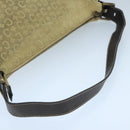 CELINE C Macadam Canvas Shoulder Bag Beige Auth 106367-7