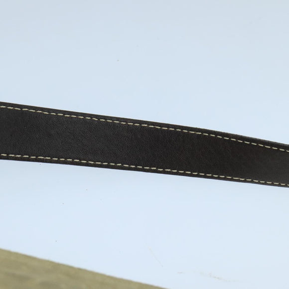 CELINE C Macadam Canvas Shoulder Bag Beige Auth 106367