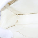 CHANEL Matelasse Shoulder Bag Leather White CC Auth 106385-21