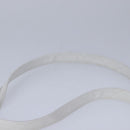 CHANEL Matelasse Shoulder Bag Leather White CC Auth 106385-14