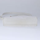 CHANEL Matelasse Shoulder Bag Leather White CC Auth 106385-5