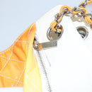 CHANEL Matelasse Chain Shoulder Bag Enamel Yellow CC Auth 106418-25