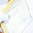 CHANEL Matelasse Chain Shoulder Bag Enamel Yellow CC Auth 106418-26