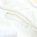 CHANEL Matelasse Chain Shoulder Bag Enamel Yellow CC Auth 106418-27