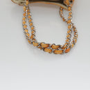 CHANEL Matelasse Chain Shoulder Bag Enamel Yellow CC Auth 106418-7