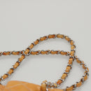 CHANEL Matelasse Chain Shoulder Bag Enamel Yellow CC Auth 106418-14