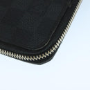 LOUIS VUITTON Damier Graphite Zippy Organizer Long Wallet N63077 LV Auth 106425-9