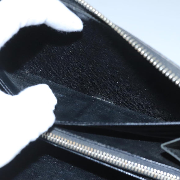 LOUIS VUITTON Damier Graphite Zippy Organizer Long Wallet N63077 LV Auth 106425
