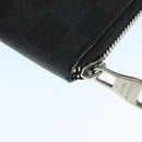 LOUIS VUITTON Damier Graphite Zippy Organizer Long Wallet N63077 LV Auth 106425-7
