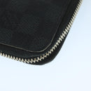 LOUIS VUITTON Damier Graphite Zippy Organizer Long Wallet N63077 LV Auth 106425-8