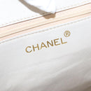 CHANEL Matelasse Hand Bag Satin Green CC Auth 106444-18