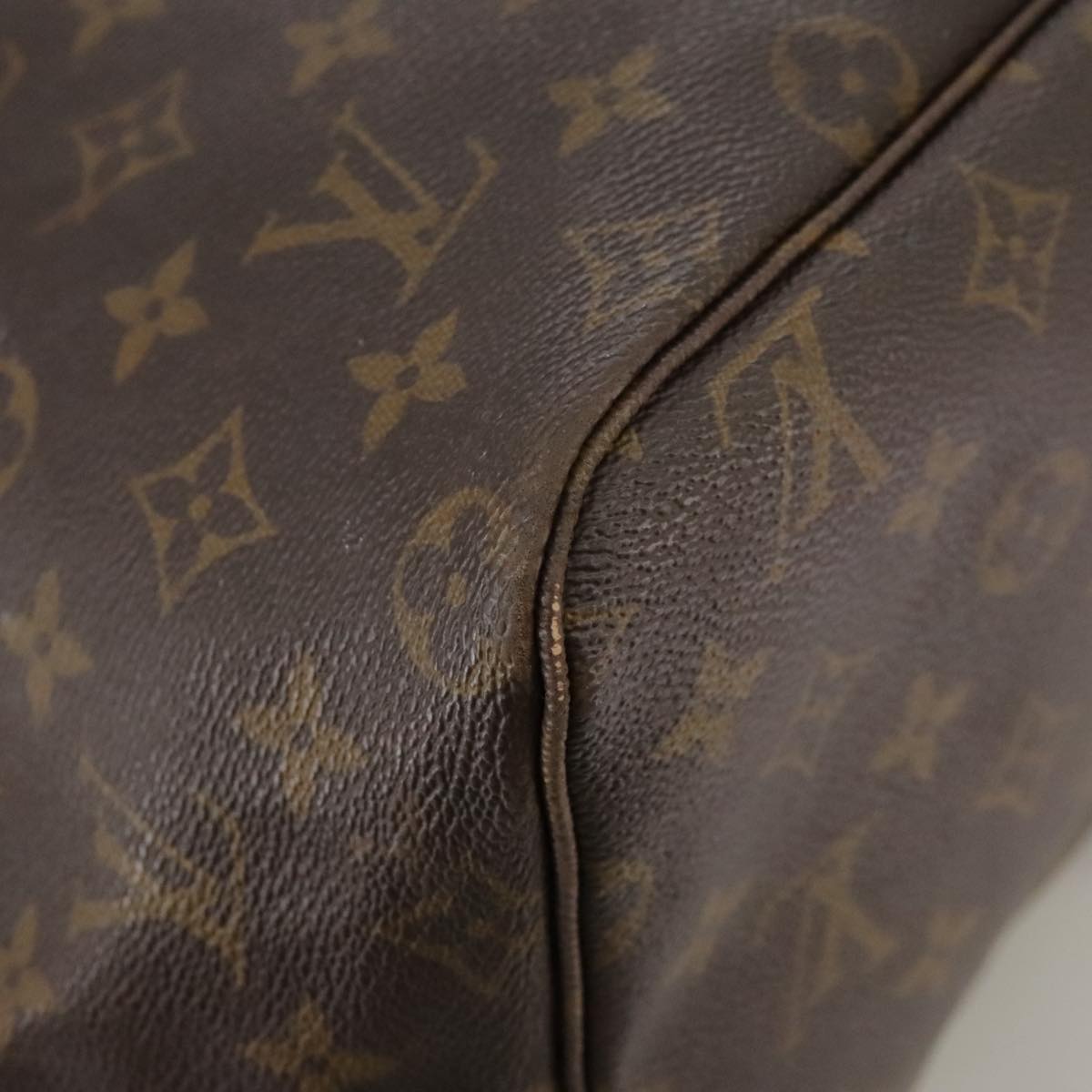 LOUIS VUITTON Monogram Neverfull GM Tote Bag M40157 LV Auth 106469