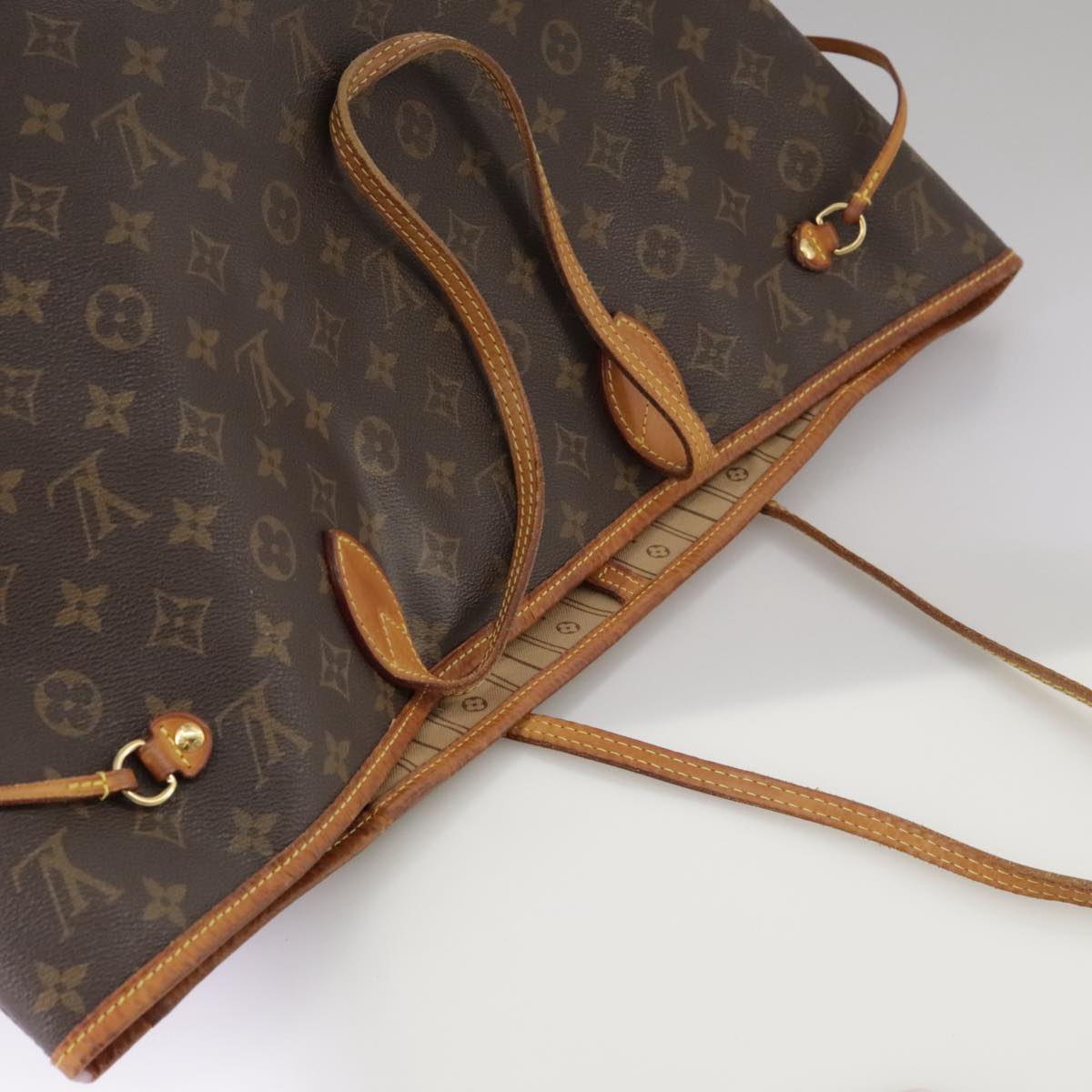 LOUIS VUITTON Monogram Neverfull GM Tote Bag M40157 LV Auth 106469