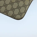 GUCCI GG Supreme Web Sherry Line Shoulder Bag Beige 904 02 047 Auth 106473-16