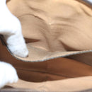 GUCCI GG Supreme Web Sherry Line Shoulder Bag Beige 904 02 047 Auth 106473-11