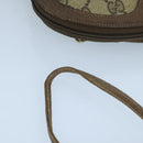 GUCCI GG Supreme Web Sherry Line Shoulder Bag Beige 904 02 047 Auth 106473-8