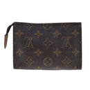 LOUIS VUITTON Monogram Poche Toilette 15 Pouch M47546 LV Auth 106486-2