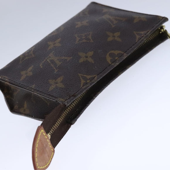 LOUIS VUITTON Monogram Poche Toilette 15 Pouch M47546 LV Auth 106486