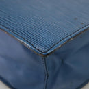 LOUIS VUITTON Epi Sac Plat Hand Bag Blue M52075 LV Auth 106541-16