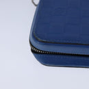 LOUIS VUITTON Damier Infini Organizer Atholl Bag Blue Neptune N41396 Auth 106584-14