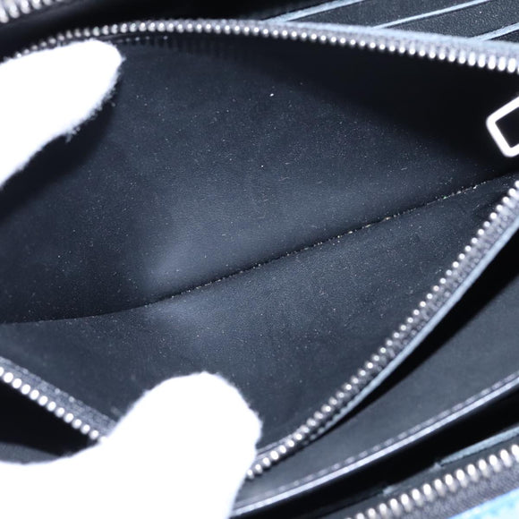 LOUIS VUITTON Damier Infini Organizer Atholl Bag Blue Neptune N41396 Auth 106584