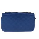 LOUIS VUITTON Damier Infini Organizer Atholl Bag Blue Neptune N41396 Auth 106584-2