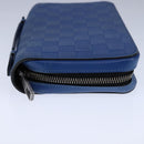 LOUIS VUITTON Damier Infini Organizer Atholl Bag Blue Neptune N41396 Auth 106584-3