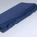 LOUIS VUITTON Damier Infini Organizer Atholl Bag Blue Neptune N41396 Auth 106584-6