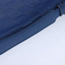 LOUIS VUITTON Damier Infini Organizer Atholl Bag Blue Neptune N41396 Auth 106584-7