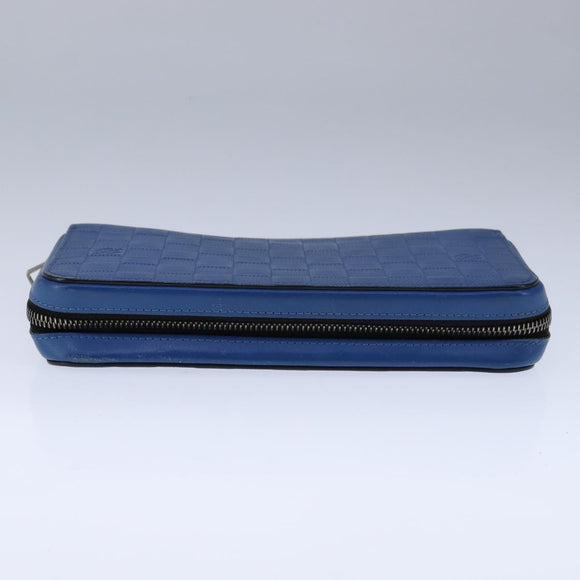 LOUIS VUITTON Damier Infini Organizer Atholl Bag Blue Neptune N41396 Auth 106584