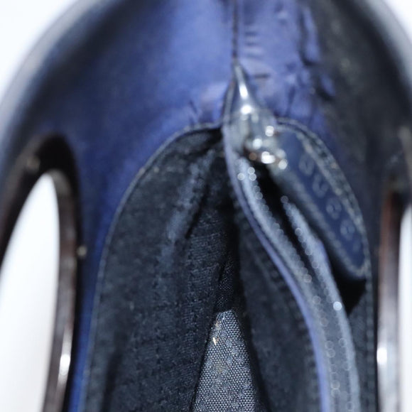 GUCCI Hand Bag Nylon 2way Blue Auth 106630