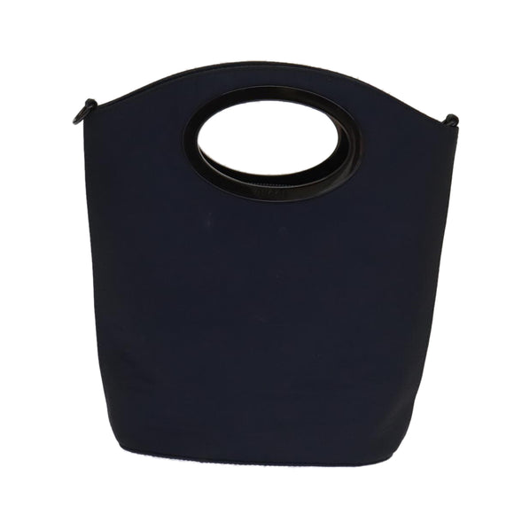 GUCCI Hand Bag Nylon 2way Blue Auth 106630