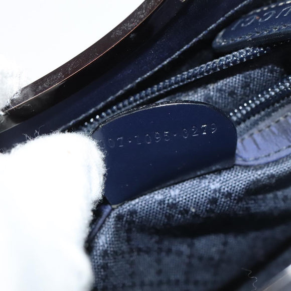 GUCCI Hand Bag Nylon 2way Blue Auth 106630