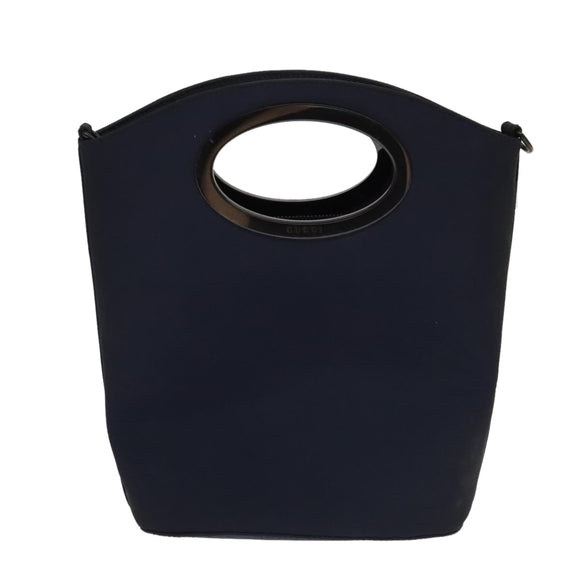 GUCCI Hand Bag Nylon 2way Blue Auth 106630