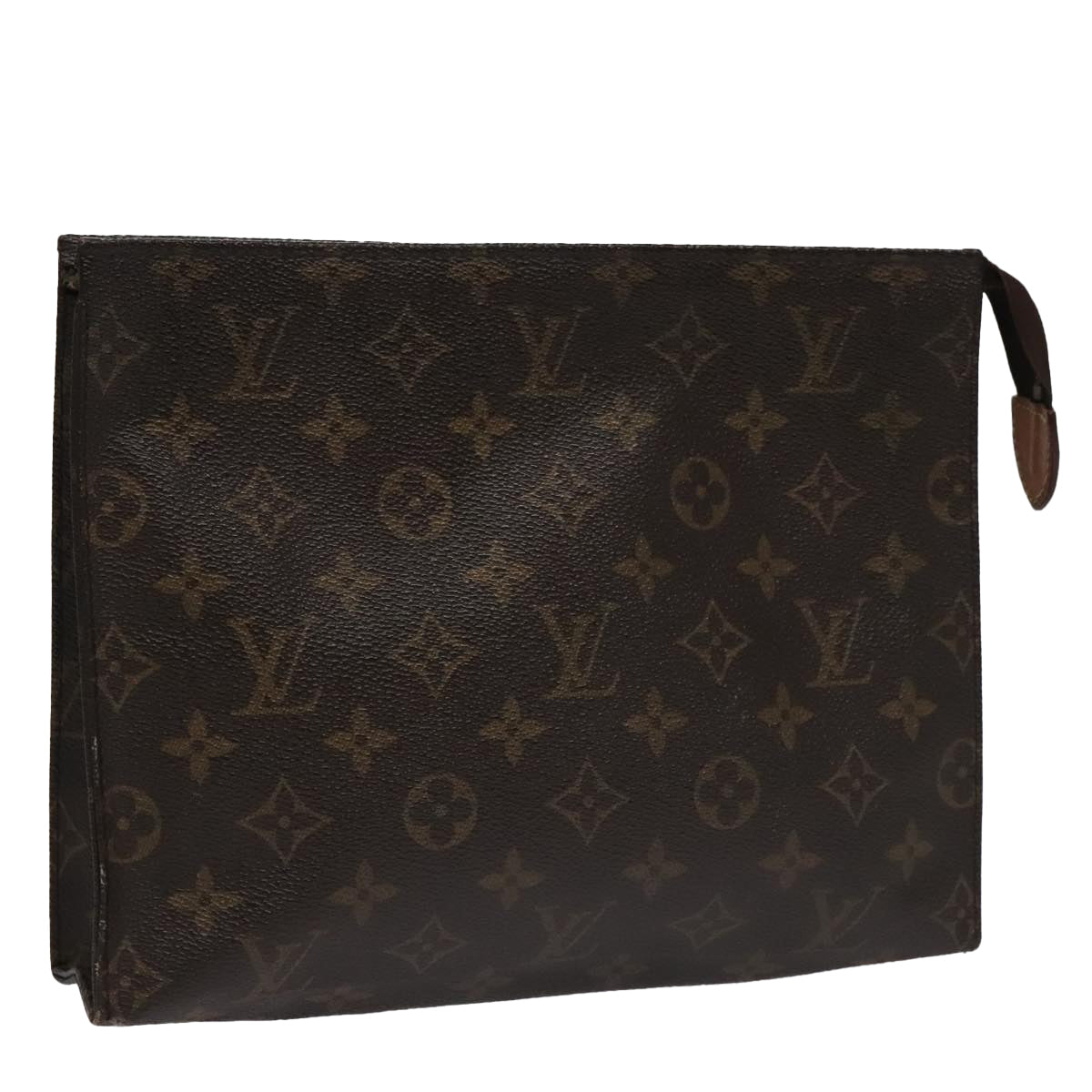 LOUIS VUITTON Monogram Poche Toilette 26 Pouch M47542 LV Auth 106646