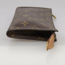 LOUIS VUITTON Monogram Bucket PM Accessory Pouch LV Auth 106687-4