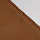 FENDI Triplet Clutch Bag Leather Brown Purple gold Auth 106719V-26