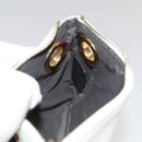 FENDI Triplet Clutch Bag Leather Brown Purple gold Auth 106719V-9