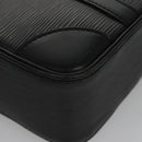 LOUIS VUITTON Epi Hand Bag SPO Black LV Auth 106723SV-9