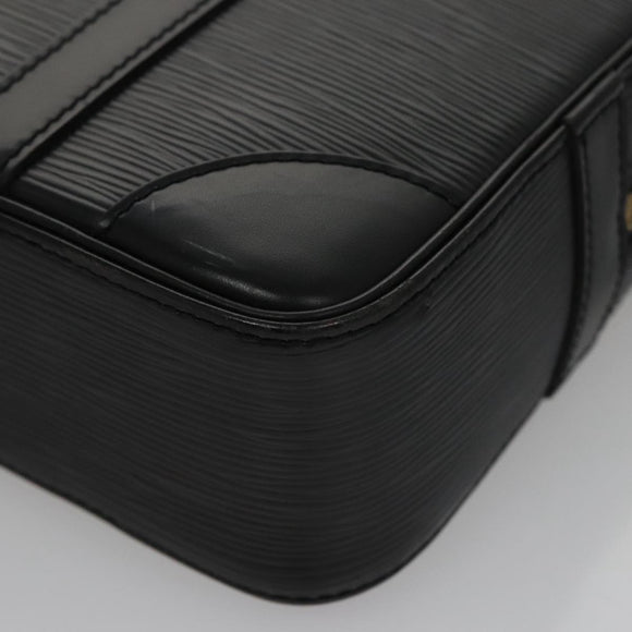LOUIS VUITTON Epi Hand Bag SPO Black LV Auth 106723A