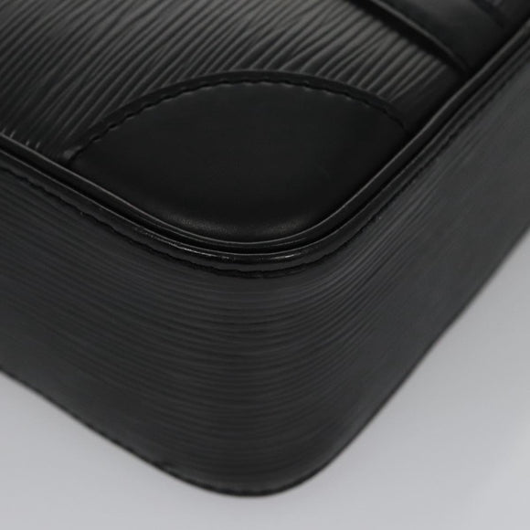 LOUIS VUITTON Epi Hand Bag SPO Black LV Auth 106723A