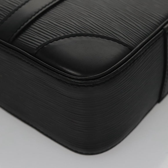 LOUIS VUITTON Epi Hand Bag SPO Black LV Auth 106723A