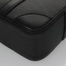 LOUIS VUITTON Epi Hand Bag SPO Black LV Auth 106723SV-16