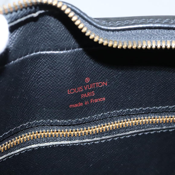 LOUIS VUITTON Epi Hand Bag SPO Black LV Auth 106723A