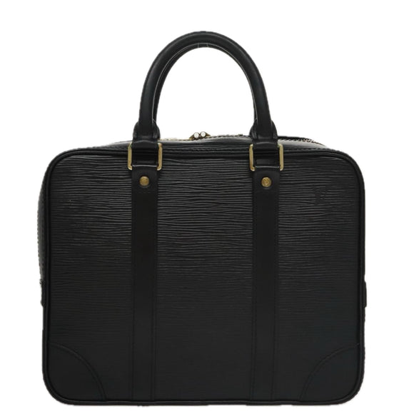 LOUIS VUITTON Epi Hand Bag SPO Black LV Auth 106723A