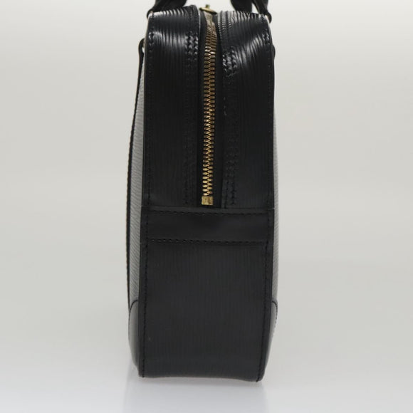 LOUIS VUITTON Epi Hand Bag SPO Black LV Auth 106723A