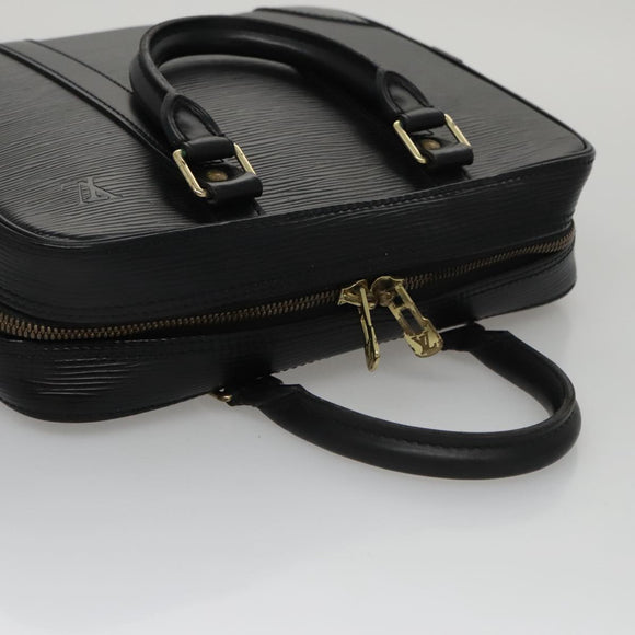 LOUIS VUITTON Epi Hand Bag SPO Black LV Auth 106723SV