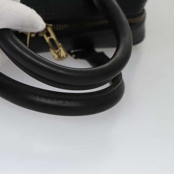 LOUIS VUITTON Epi Hand Bag SPO Black LV Auth 106723A