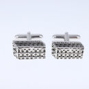 LOUIS VUITTON Bouton De Manchette Travel Icon Cuffs Ag925 PB0181 LV Auth 106728V-16